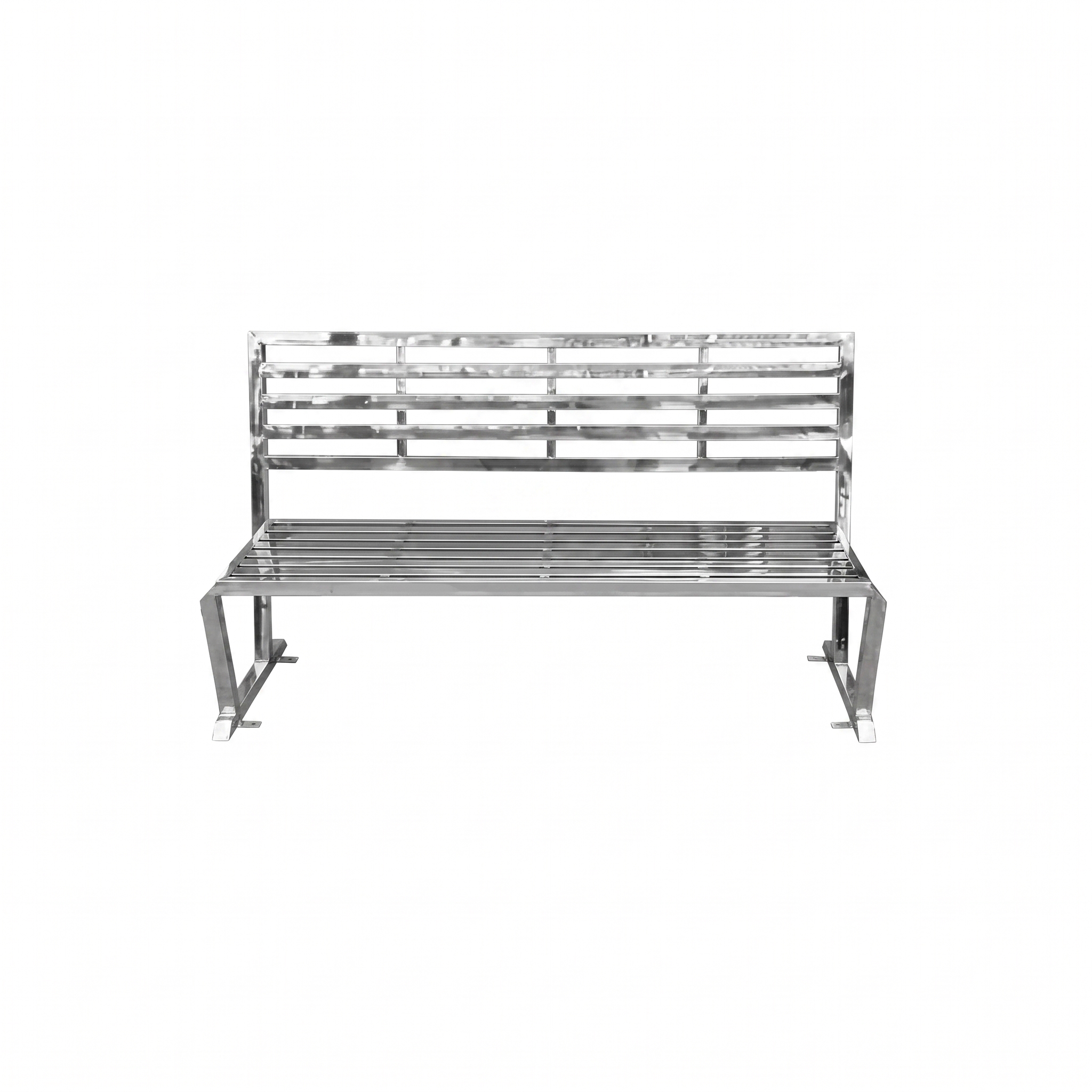 Durable 4ft Hospital Sitting Bench for Visitors With Back Support