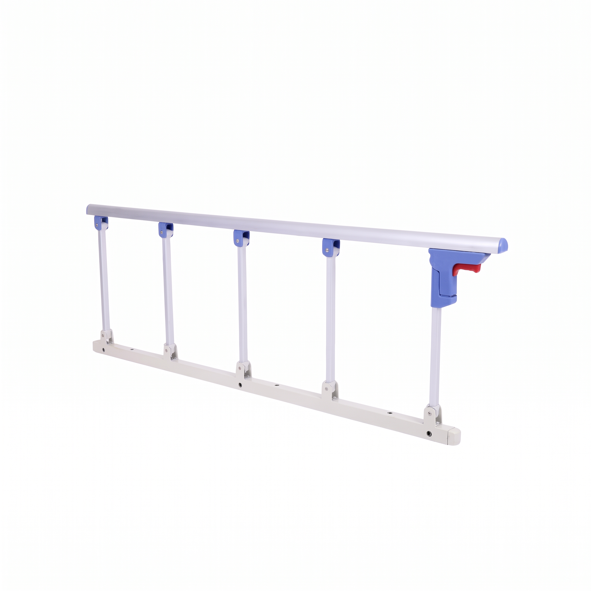 Imported 5-Column Collapsible Bedside Safety Railing System | Patient Safety Guard